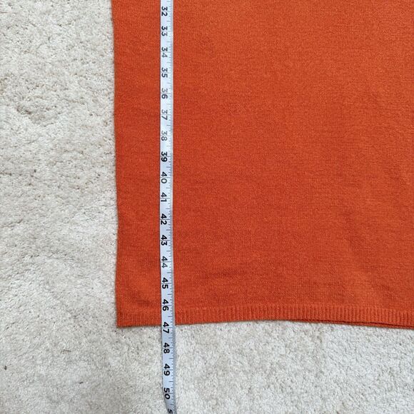 Runaway The Label Luna Halter Side Slit Marble Stone Detail Orange Maxi Dress XL - Picture 14 of 14